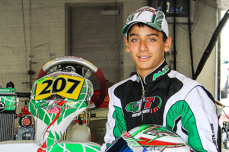 STRONG SHOWING FOR ANTHONY GANGI JR. IN FIRST FULL SEASON IN JUNIOR KARTING RANKS