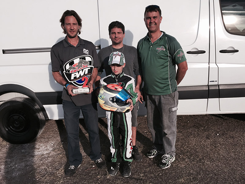 DYLAN TAVELLA STARTS OFF 2015 FLORIDA WINTER TOUR CAMPAIGN ON THE PODIUM
