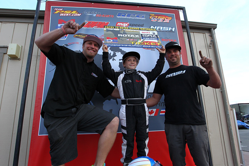 DIEGO LAROQUE GOES ALMOST PERFECT IN WINTER KARTING PROGRAMS