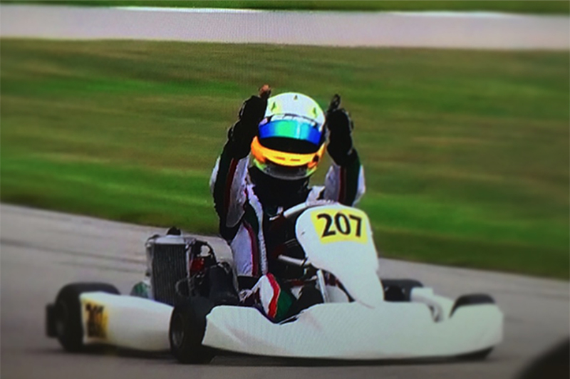 ANTHONY GANGI JR. NEAR PERFECT AT ROTAX SUMMER SHOOTOUT