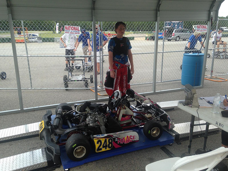 JOSEPH LAMBERTH IMPRESSIVE ON AND OFF THE TRACK