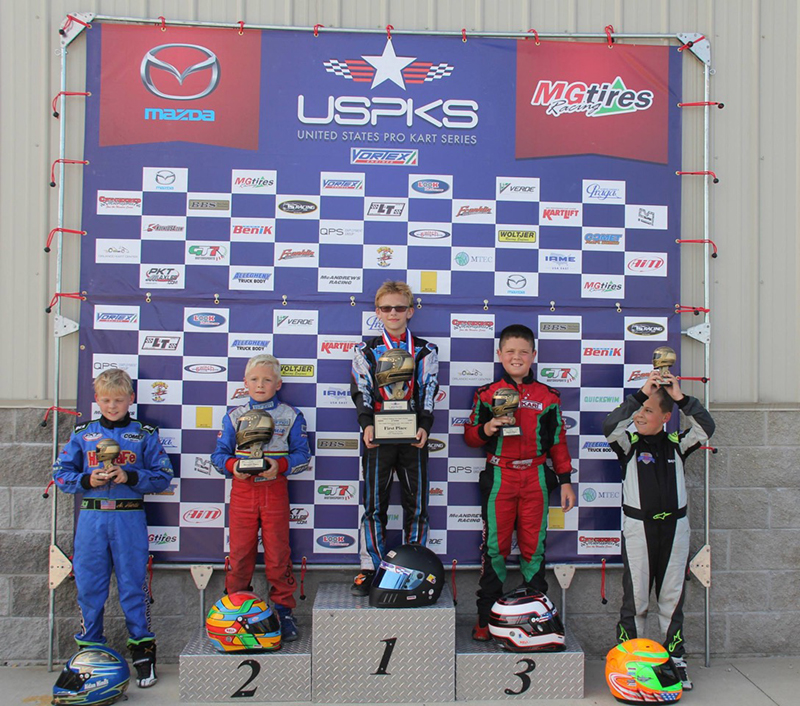 TOP KART USA FINISHES STRONG AT NEW CASTLE