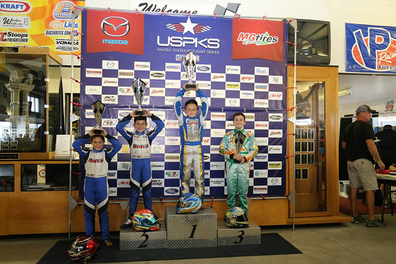 TOP KART USA FINISHES STRONG AT NEW CASTLE