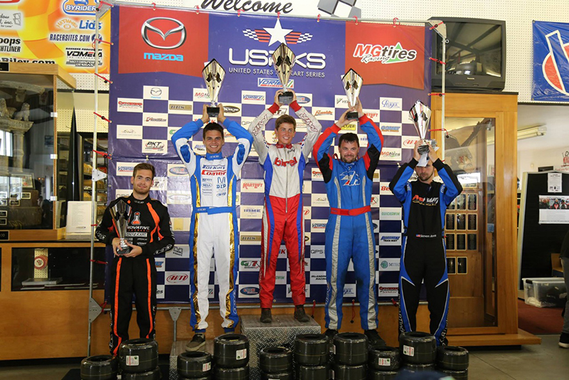 TOP KART USA FINISHES STRONG AT NEW CASTLE