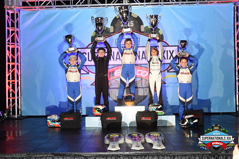 BENIK KART DOMINATES SUPERNATIONALS TAG CADET CATEGORY