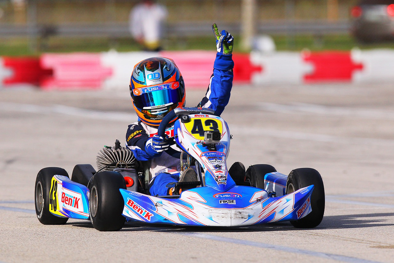 BENIK KART IMPRESSES AT HOMESTEAD