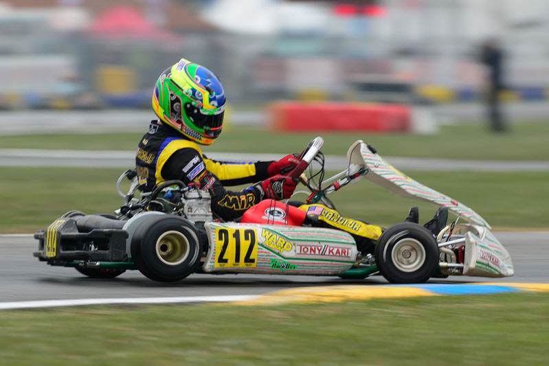 ANTHONY GANGI JR. BATTLES TOUGH COMPETITION AND THE ELEMENTS AT WSK SUPER MASTER SERIES