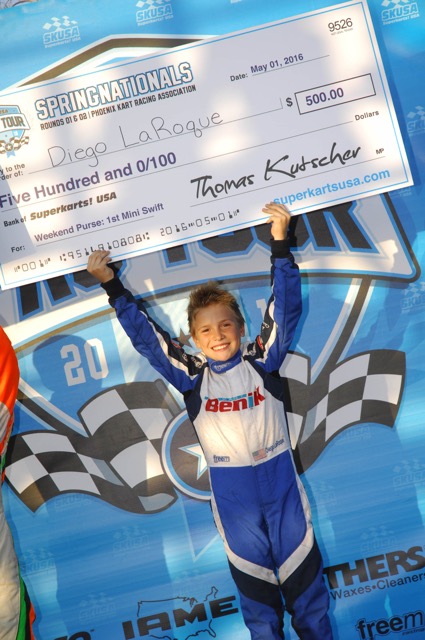 DIEGO LAROQUE STARTS SEASON STRONG AND LEADS TWO NATIONAL CHAMPIONSHIP POINTS BATTLES