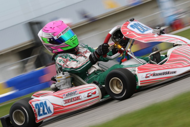 KOENE USA DRIVER ZOEY EDENHOLM IS THE SUPERKARTS USA X30 JUNIOR POINT LEADER